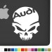 Audi Ver.2 Badass Skull Decal